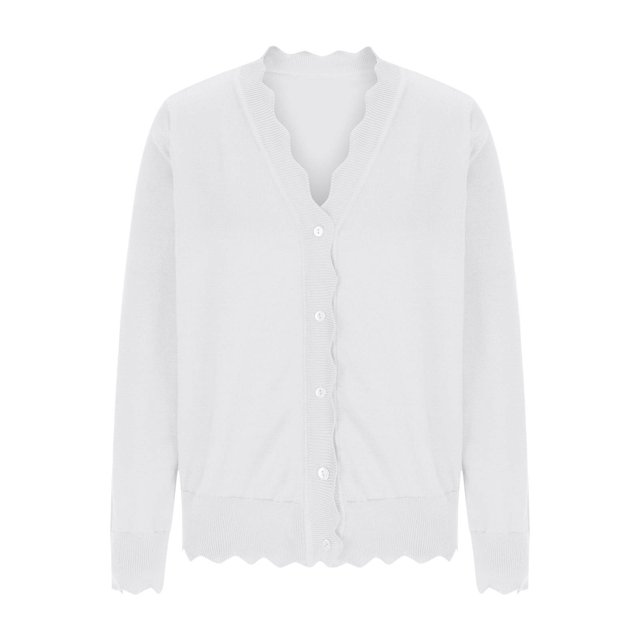 Erwazi Cardigans pour Femmes Automne Tendance à Boutons, Ouvert à l'Avant, Cardigans Légers