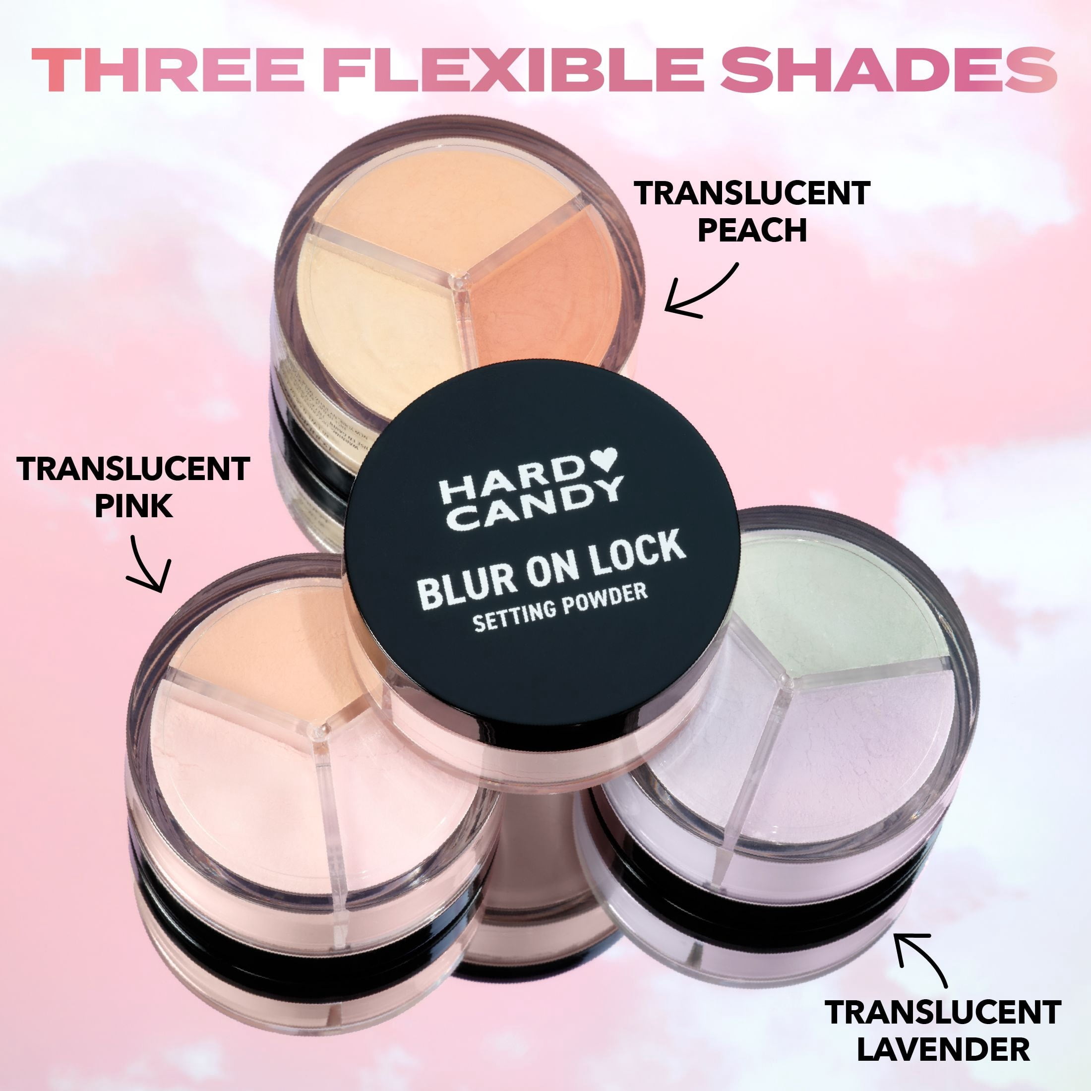 Blur On Lock Setting Powder Translucent Peach