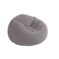 thumbnail image 1 of Intex Fauteuil Lounge Sans Haricots en Velours Côtelé Gonflable, Gris 68579EP, 1 of 5