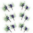 thumbnail image 1 of Mini Simulation Plastic Foam Pine Needles Christmas DIY Cane Circle Wreath Decoration, 1 of 12