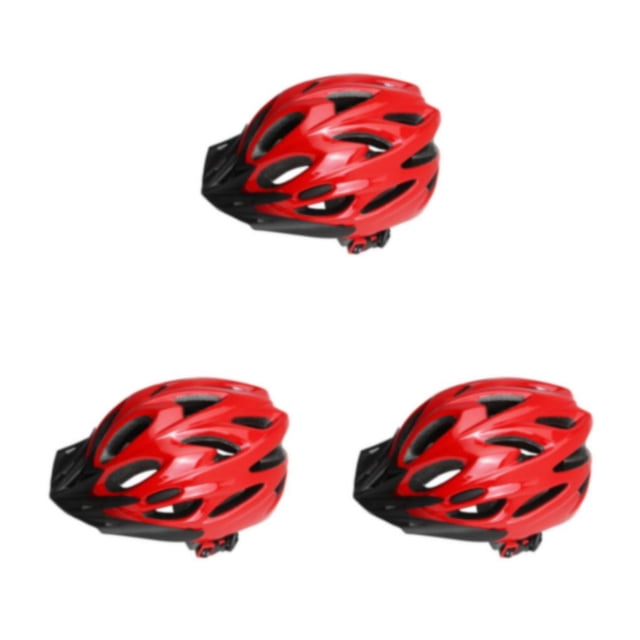 Youkk Adjustable Cycle For Men - Impact Resistance Soft Texture Comfortable Lining Lightweight Light Weight Mesh Red 3Set