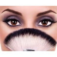 thumbnail image 2 of Ensemble Professionnel de 18 Pinceaux de Maquillage avec Poils en Fibres Synthétiques - Comprend un Pinceau Éventail et un Pinceau à Poudre (Modèle 7#), Outils Doux et Agréables pour la Peau pour Débutants et Pros, Format Portable pour un Usage Quotidien &, 2 of 5