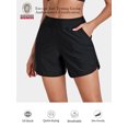 thumbnail image 2 of RELLECIGA Women's High Waisted Swim Shorts with Pockets UV Sun Protection Board Shorts, 2 of 11