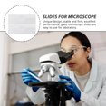 thumbnail image 3 of 50 pcs Microscope Slide Glass Slides Laboratory Glass Microscope Slide for Aquatic Specimens (Single Concave), 3 of 9