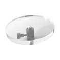 thumbnail image 3 of DOLITY Round Acrylic Riser Display Stand Holder for Figure Toys Craft Shows Earring 15cmx3.8cm, 3 of 9