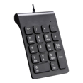 thumbnail image 2 of 2X Mini USB Wired Numeric Keypad Numpad 18 Keys Digital Keyboard for Accounting Teller Laptop Windows Android (Black), 2 of 7