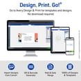 thumbnail image 3 of Avery Waterproof Printable Address Labels with Sure Feed, 1" x 2-5/8", White, Ultrahold Permanent Adhesive, Laser Printers, 1,500 Blank Mailing Labels, Gre, 3 of 10