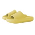 thumbnail image 3 of serony 2pcs Home Slippers EVA Non-slip Sandals Couples Open-Toe Thick Sole Slippers, Green, Suitable for Size 37-38, 3 of 7