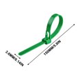 thumbnail image 3 of White Reusable Nylon Cable Ties With Buckle Lock Adjustable Zip Ties For Organizing Cables Wires Decorations Garden Plants Heavy Duty Weather Resistant Pack Of 100 Multi-Color, 3 of 5