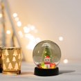 thumbnail image 5 of Christmas Decorations Desktop Ornament Christmas Globe With LED Lights Globe Decor With Santa Christmas Tree & Festive Scenes For Holiday Home Decor Desktop dress up, 5 of 5