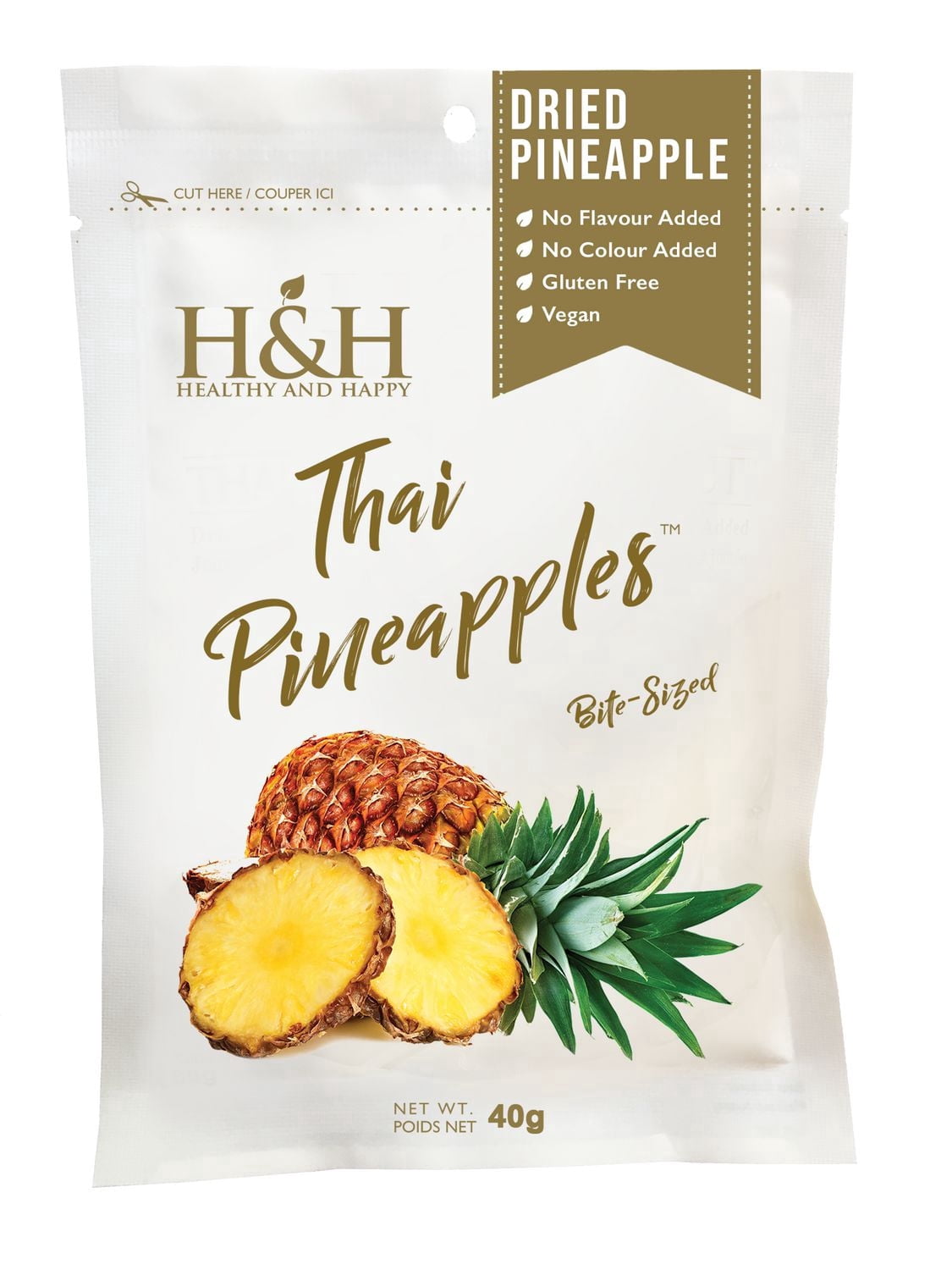 40g Thai Pineapple - H&H Healthy & Happy