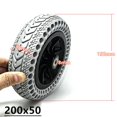 thumbnail image 1 of Mosiee 8 Inch Electric Scooter Solid Tire 200X50 Whole Wheel With Plastic Hub 8Mm Inner Diameter Bearing Solid Tire Replacement Parts, 1 of 9