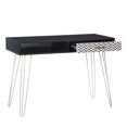 thumbnail image 4 of CorLiving Elllison Entryway Table or Desk with Chevron-Pattern Drawer and Cubby, 4 of 7