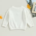 thumbnail image 4 of Fortune Baby Girl Floral Sweater Long Sleeve Knit Pullover Infant Fall Winter Warm Tops, 4 of 7