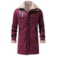 thumbnail image 4 of tumgatte Men's Fall/Winter Fashion Fleece Jacket Stretch Washed Top Jacket Clearance, 4 of 7