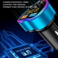 thumbnail image 2 of EGNMCR USB Car Adapter Wireless Bluetooth Kit QC3.0 Fast USB Charger Hands- FM Bluetooth Transmitter Smart Watch, 2 of 4