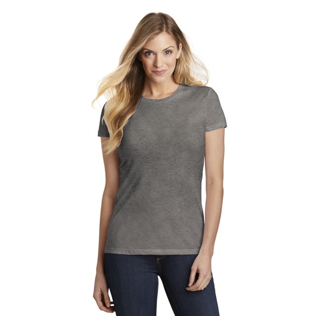 District Femmes Manches Courtes Ajusté Parfait Tri T-Shirt