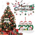 thumbnail image 1 of 2020 Personalized Decorations Family Ornament Christmas 2ML Of Holiday Survived Decoration & Hangs, 1 of 6