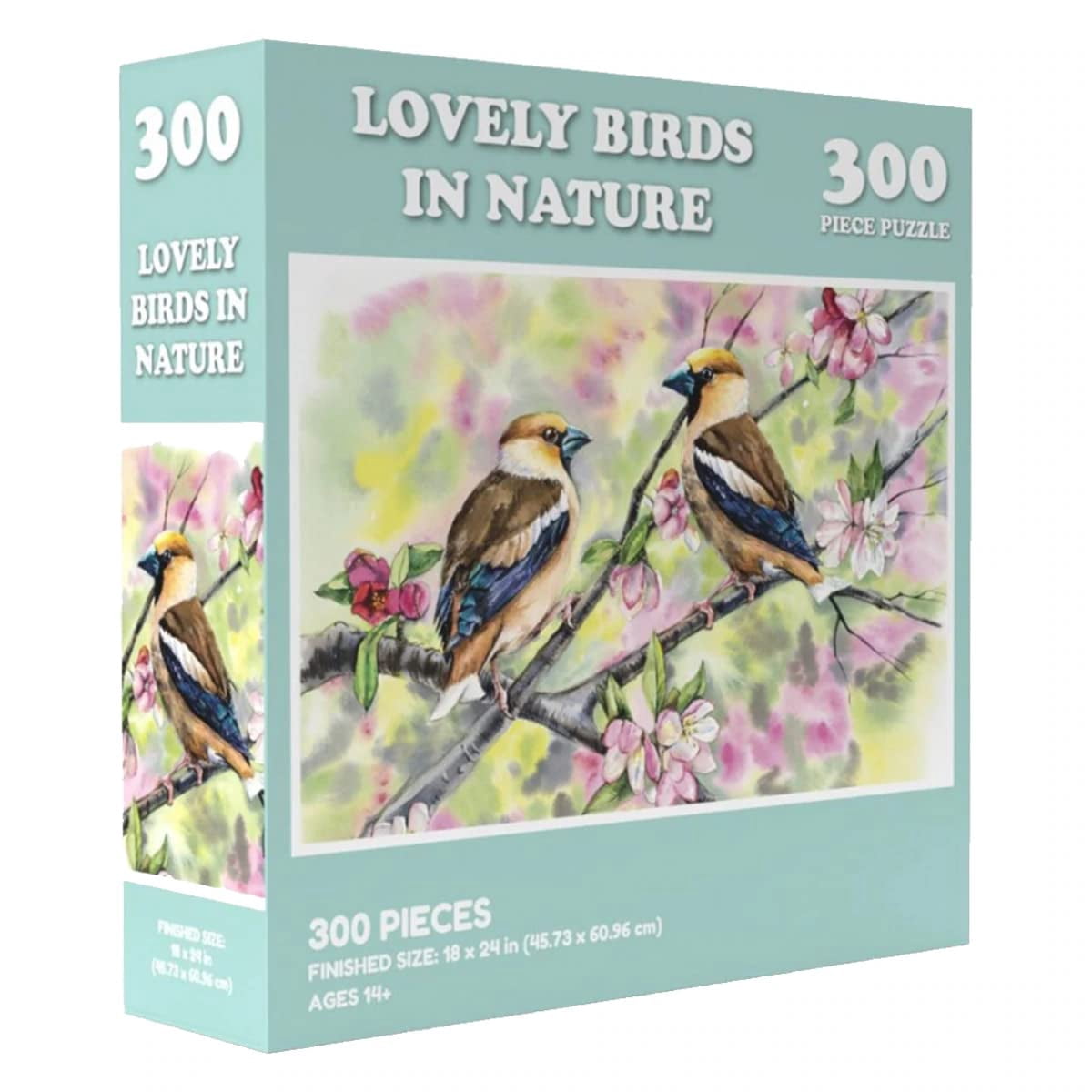 Wilder Games Lovely Birds Prank Puzzle  300 Piece Jigsaw Puzzle for Adults