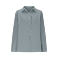 thumbnail image 4 of BLVB Chemise Boutonnée pour Femme avec Protection Solaire UV Upf 50+ à Manches Longues, Extérieur, Fraîche, Séchage Rapide, Pêche, Randonnée, Voyage, 4 of 7