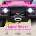 thumbnail image 4 of Qaba Land Rover Licensed Kids Ride on RC Car, 12V Toddler Ride on Toy Jeep Truck,  Gift for Boys & Girls, Pink, 4 of 10