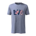 thumbnail image 1 of RKSTN Chemises pour Hommes Manches Courtes Saint-Valentin Manches Courtes Impression Drapeau Col Rond Chandail T-Shirt Blouse Chemises Hawaïennes pour Hommes, 1 of 2