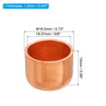 thumbnail image 2 of Unique Bargains 5/8 Inch ID Copper Pipe Fitting End Cap Sweat Plug Solder Connection Plumbing HVAC Air Conditioner 3 Pack, 2 of 6