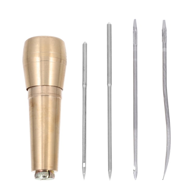 CIMAXIC 1 Set of Copper Handle Sewing Awls Portable Copper Awls Sewing Awls Repair Tools,4.72"X0.79"X0.79"