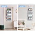 thumbnail image 3 of Yecaye 4-Shelf Over-the-Door Hanging Organizer, Grey, 1 Count, 3 of 11
