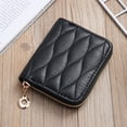 thumbnail image 4 of Women Small Change Purse Grids Zip Change Pouch Small Coin Purse for Ladies, 4 of 10
