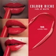 thumbnail image 4 of L'Oreal Paris Colour Riche Reds of Worth, Red Lipstick, Long Lasting Lipstick with Smudge Proof Formula Infused with Argan Oil & Vitamin E, Satin Finish, Prosperous Red, 4 of 6