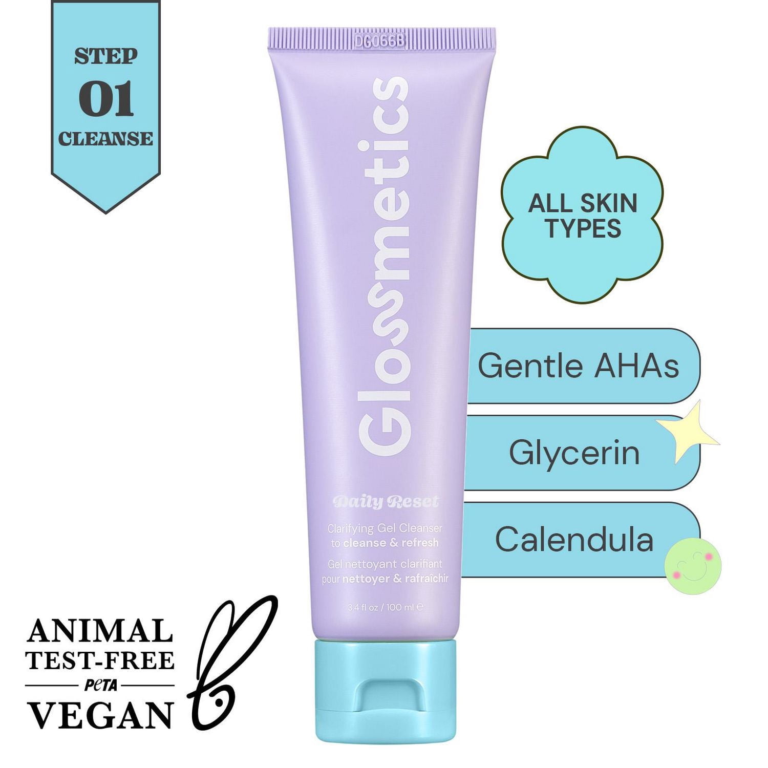 Glossmetics Daily Reset Clarifying Gel Cleanser