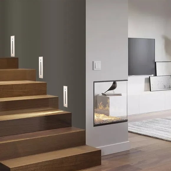 Boovnll Led Step Lights Stair Wall Lamp 3 W, for Indoor Stairs Decks Steps Door Side Hallway Doorway Paths Lighting