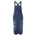 thumbnail image 4 of FcBaudy Robe Camis Sans Manches à Col Rond, Robes pour Femmes, Robes pour Femmes Robe Sans Manches à Fermeture Éclair en Denim Décontractée Robe Femme, 4 of 6