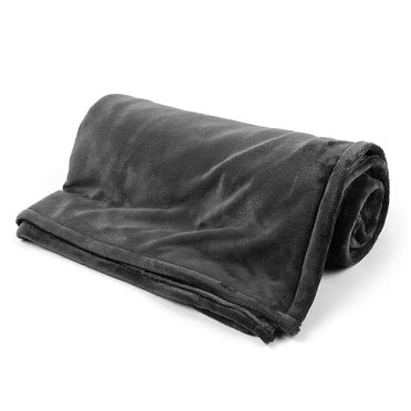 Couverture en Molleton Microplush de Luxe, Couverture Légère et Douce, Parfaite pour un Confort Toute l'Année, Entretien Facile, Lavable en Machine, Gris, 150 x 85 cm