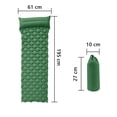 thumbnail image 3 of Sleeping Pad - Ultralight Inflatable Sleeping Mat, Ultimate for Camping, Backpacking, Hiking - Airpad, Inflating Bag, Carry Bag, Repair Kit - Compact & Lightweight Air Mattress, 3 of 8
