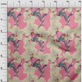 thumbnail image 2 of oneOone Cotton Flex Fabric Leaves & Orchids Floral Decor Fabric Printed BTY 40 Inches Wide, 2 of 4