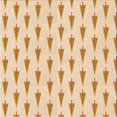 thumbnail image 1 of Ahgly Tapis d'Intérieur Lavable en Machine Carré Orange Transitionnel, 5 Pieds Carré, 1 of 7