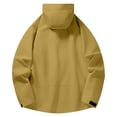 thumbnail image 4 of LOVZFMLL Vestes pour Hommes, Coupe-Vent et Imperméable, à Manches Longues avec Capuche, 4 of 7