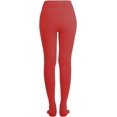 thumbnail image 3 of ORUYROP Women's Solid Colored Opaque Microfiber Footed Tights, 3 of 7