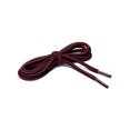 thumbnail image 2 of INSPIRE CHIC Unisex Round Rope Dual Colored Striped 1/5 Thick Boot Shoelace 150cm / 59.05" Black Wine Red, 2 of 4