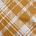 thumbnail image 1 of oneOone Viscose Jersey Orange Fabric Check Sewing Craft Projects Fabric Prints By Yard 60 Inch Wide, 1 of 4