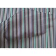 thumbnail image 3 of oneOone Tissu Popeline de Coton Multicolore Rayé Décor Tissu Imprimé BTY 42 Pouces de Large, 3 of 3