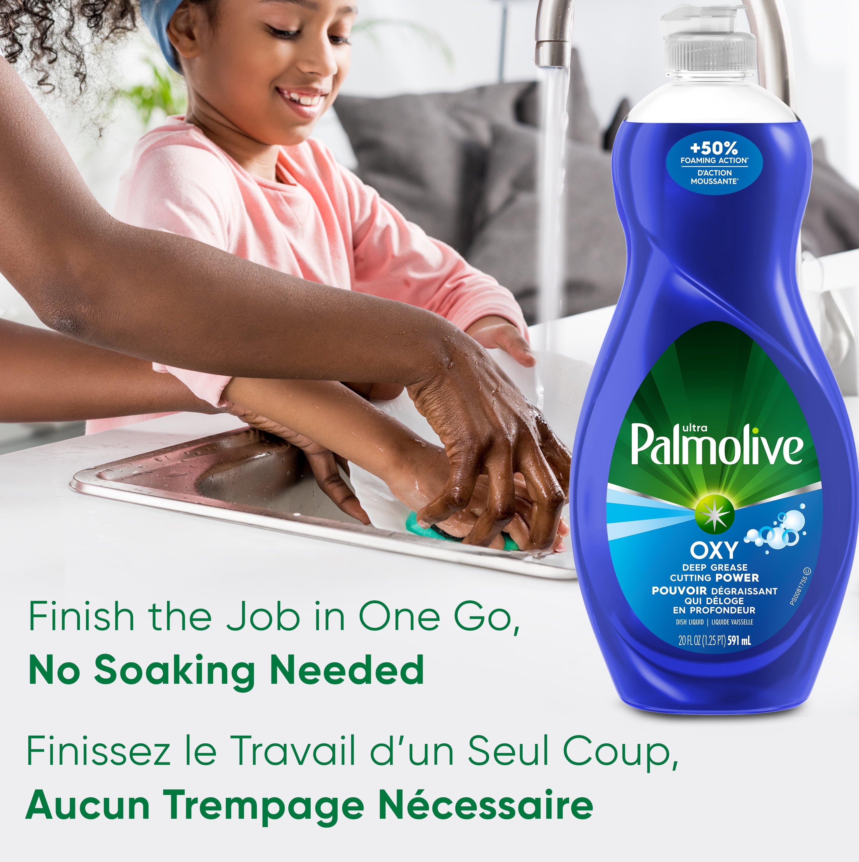 Savon à vaisselle liquide Palmolive Ultra Oxy, dégraissant puissant, 591 ml
