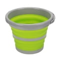 thumbnail image 4 of Collapsible Bucket, Silicone Plastic Material Green Design 2 Size Folding Collapsible Bucket  For Camping Green Small, 4 of 8