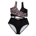 thumbnail image 4 of Sexy Swimwear for Women Plus Size Split Type Ruched Tummy Control Bathing Suit Swimwear Bikini Sexy Swimsuit on Clearance, 4 of 8