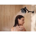 thumbnail image 4 of Moen S116BL Acc-Premium 16 in. Pivoting Adjustable Shower Arm, Matte Black, 4 of 7