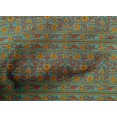 thumbnail image 4 of oneOone Cotton Cambric Fabric Leaves & Floral Block Printed Fabric 1 Yard 56 Inch Wide, 4 of 4