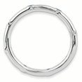 thumbnail image 2 of Bague Empilable en Argent Sterling Expressions Aigue-Marine Taille 9, 2 of 3