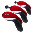 thumbnail image 2 of Ensemble de 3 Housses Longues de Protection pour le Cou No. Étiquettes 7 X Bois Surdimensionnés Adultes - Rouge, 2 of 10